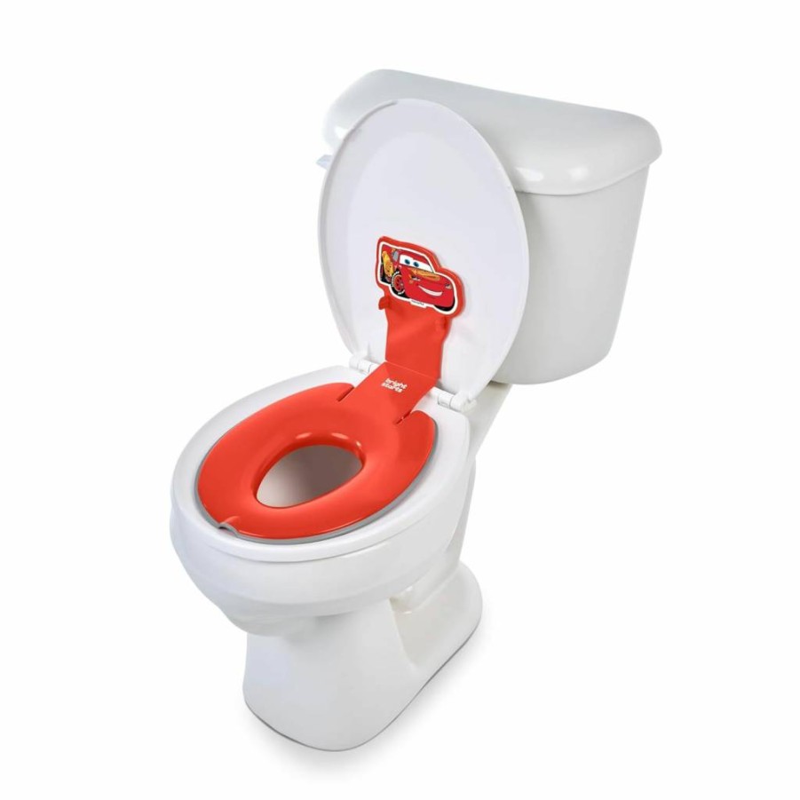 Bright Starts Disney Baby Stitch Potty Training Toilet Seat for Toddlers, Secure Space-Saving Design, Easy to Clean, Fits Most Toilets