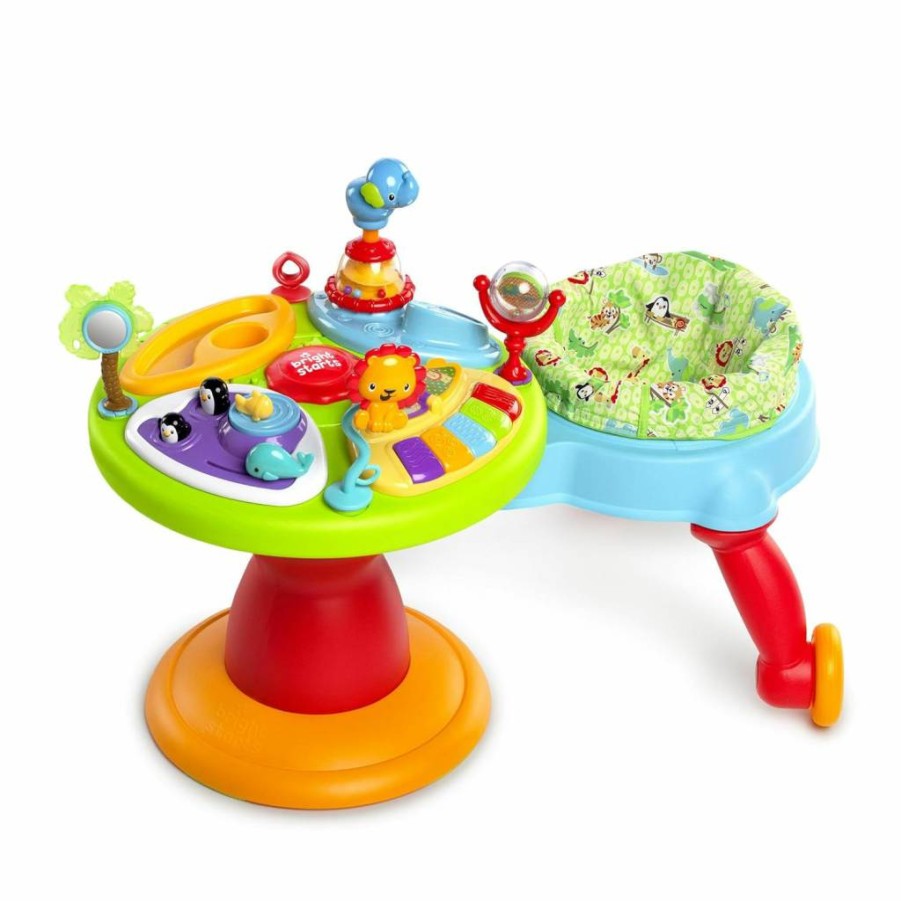 Bright Starts 3-in-1 Around We Go Activity Center & Baby Play Table for Infants 6 Months and Up