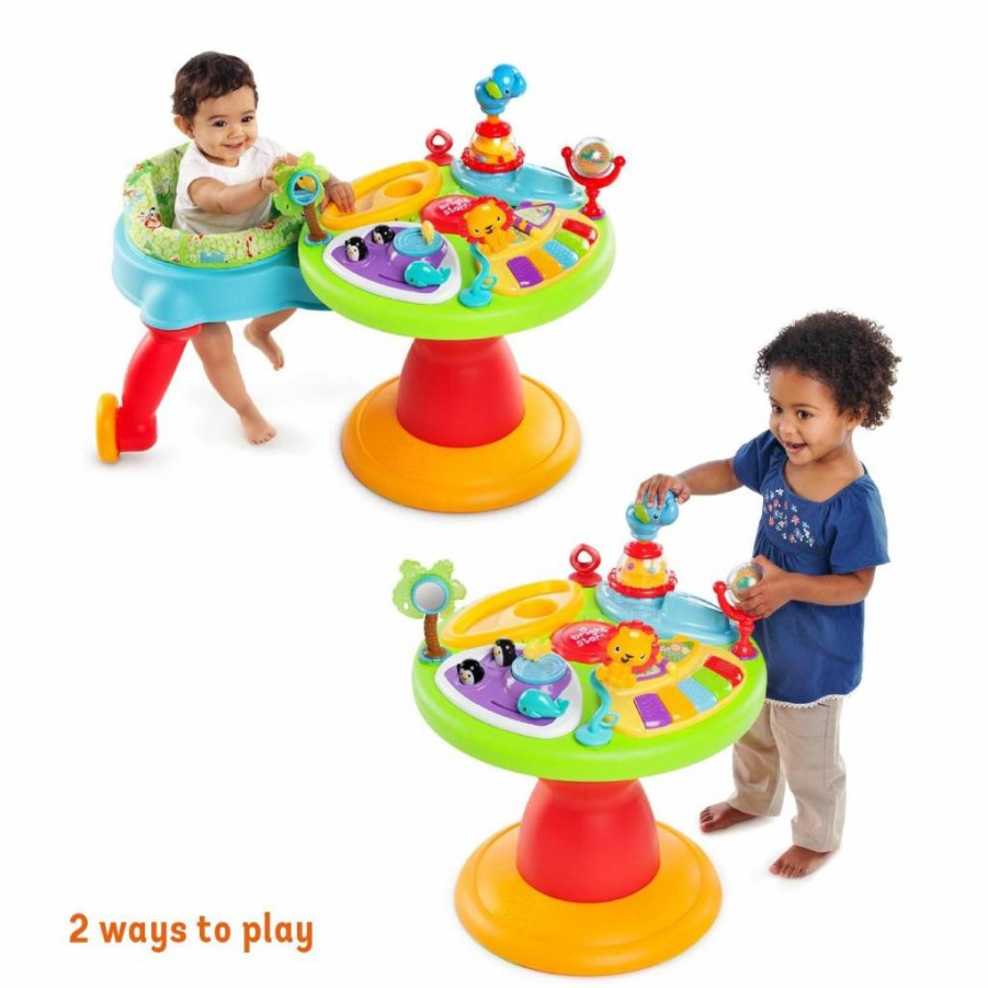 Bright Starts 3-in-1 Around We Go Activity Center & Baby Play Table for Infants 6 Months and Up
